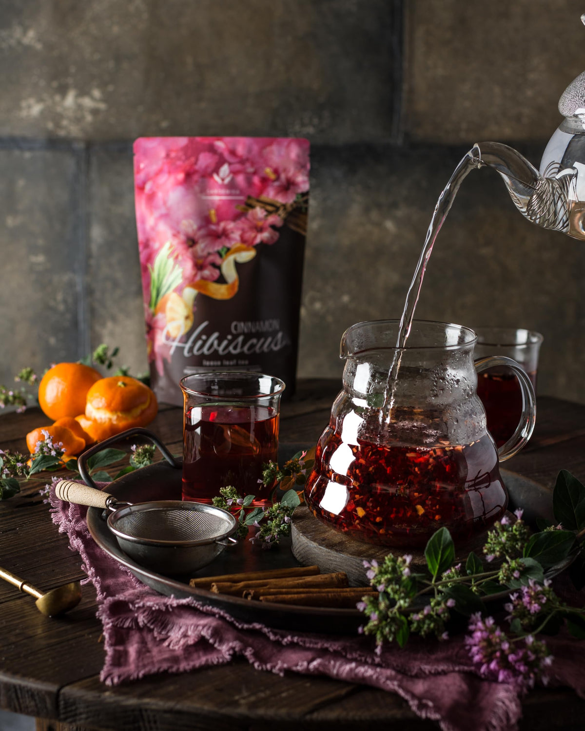Gardenika USDA Organic and Kosher tea in a 4 oz pouch for convenience.