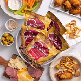 Gardetto's Multipack packaging shown for pantry stocking and convenient travel snacking.