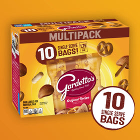 Gardetto's 4-pack box on a kitchen counter for family snack times.
