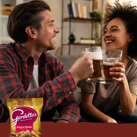 Gardetto's snack bags neatly arranged to emphasize portion control and freshness.