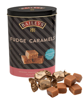 Gardiners of Scotland Baileys fudge tin 8oz on display, premium gift-ready treat