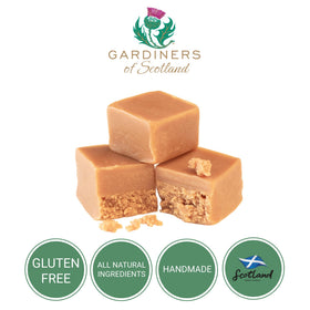Gardiners fudge twist-wrapped pieces signal freshness.