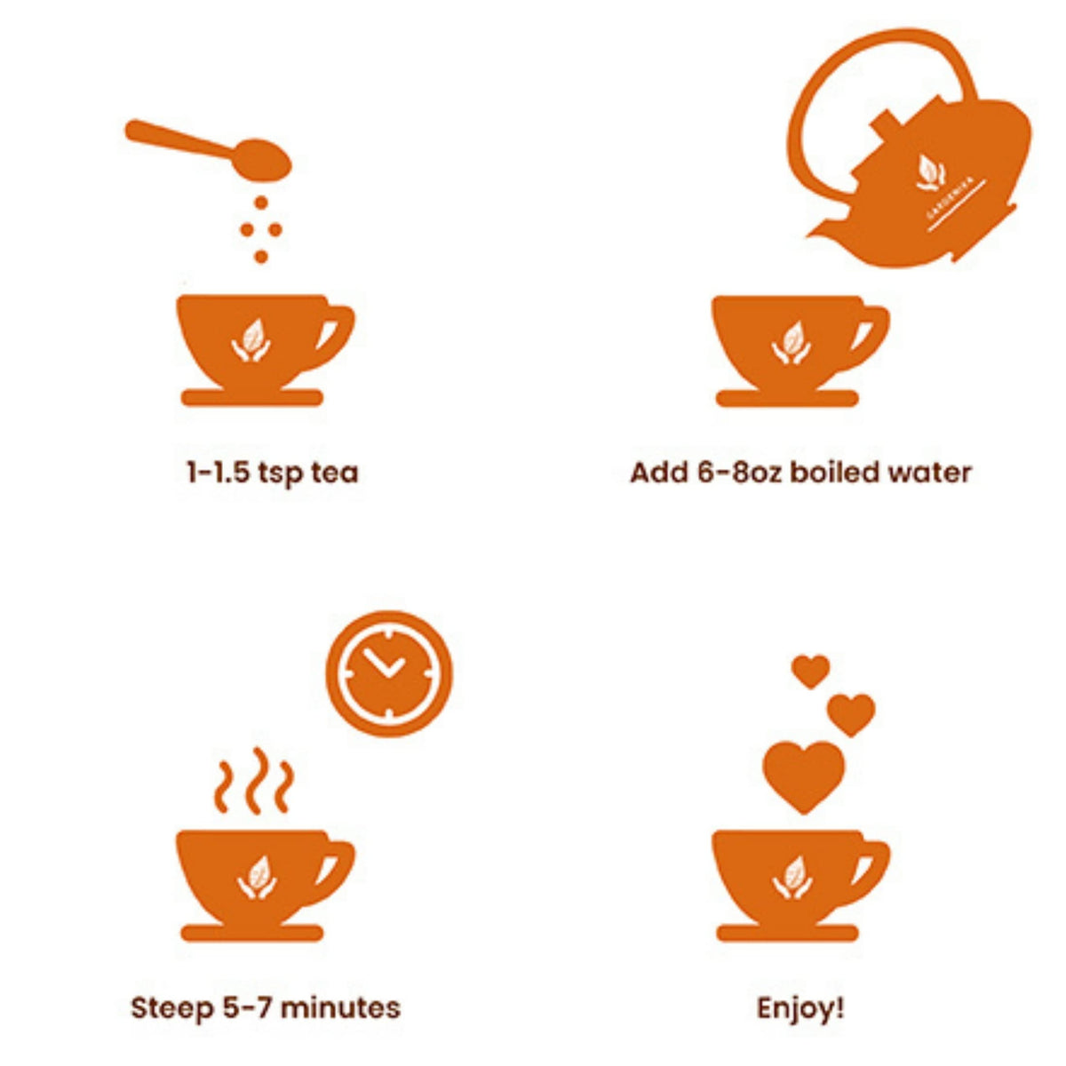 Gardenika kitchen setup with cup and cozy ambiance for evening tea time.