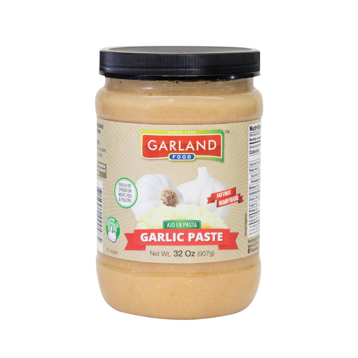 Garland Food garlic paste ready-for-meal-prep speeds weekly cooking.