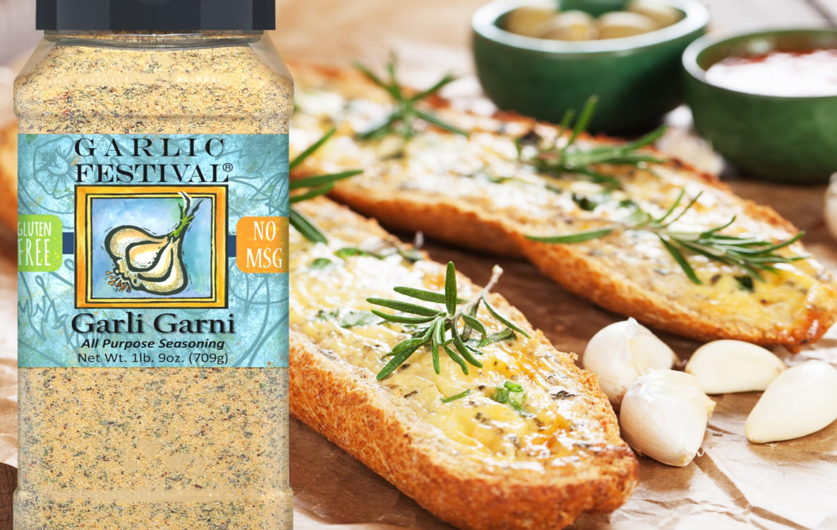 Garli Garni garlic butter bread savory crust enhancer