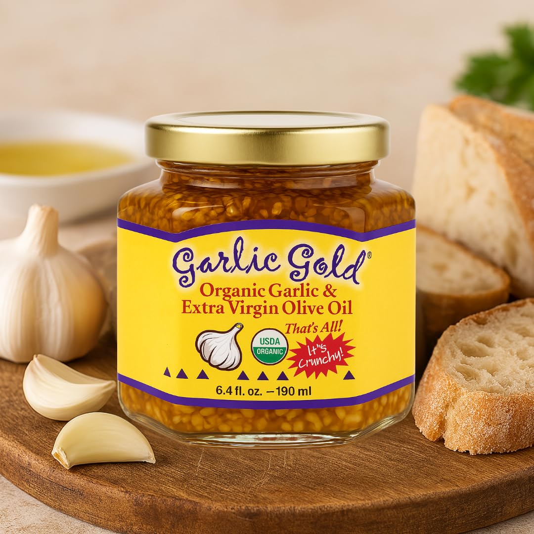 Garlic Gold on pizza adds bold, savory crunch and aroma.