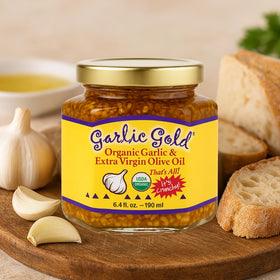 Garlic Gold on pizza adds bold, savory crunch and aroma.