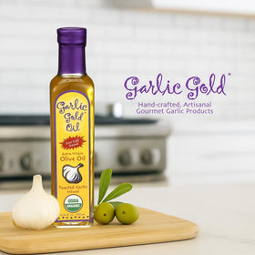 Garlic Gold toasted garlic aroma olive oil ready for sauté