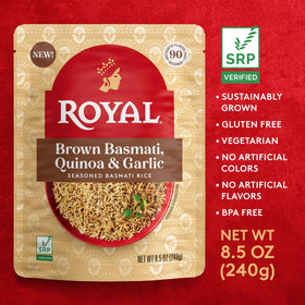 Garlic and onion spice blend with Royal Basmati aroma.