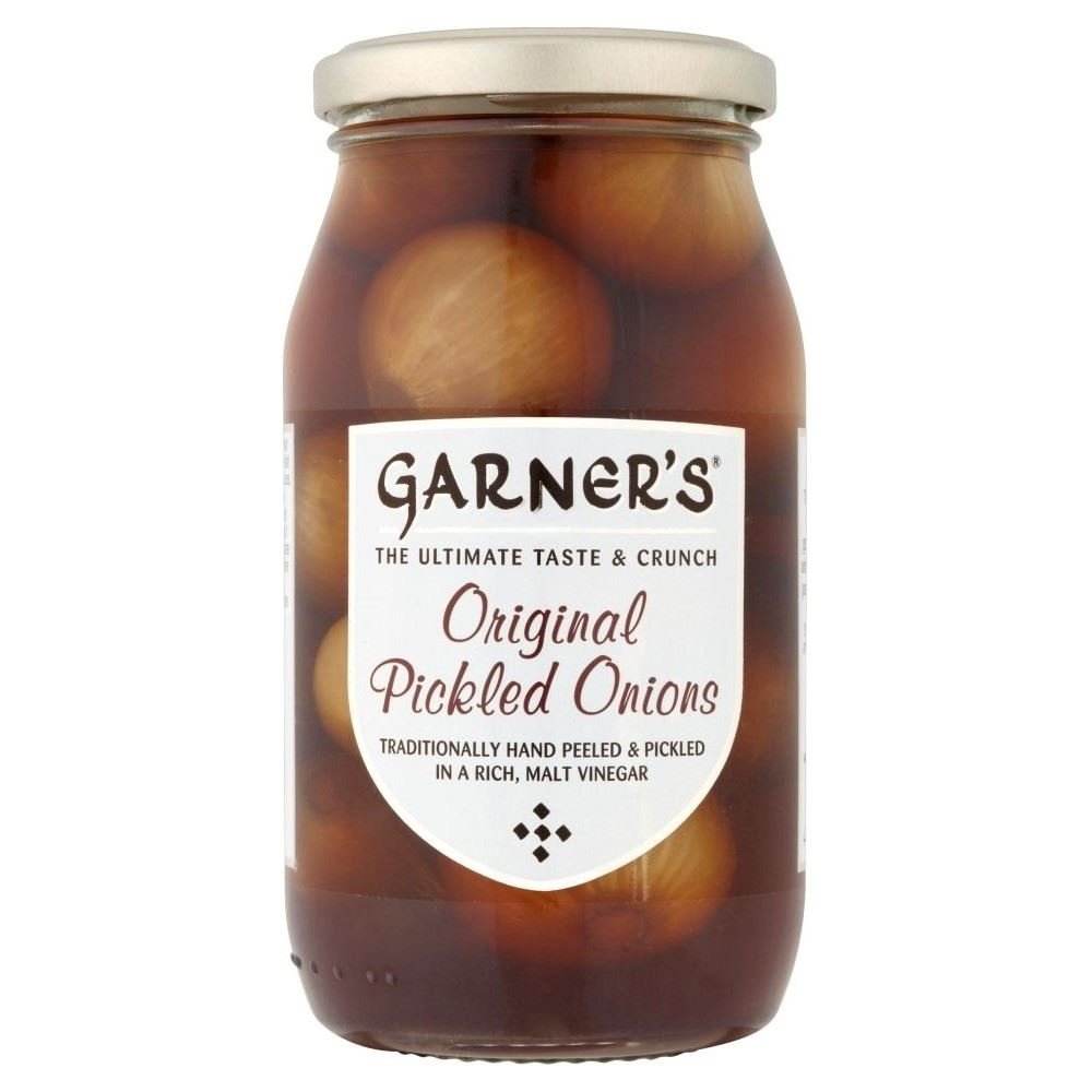 Garner's Original Pickled Onions two 454 g jars, tangy and crisp for versatile meals