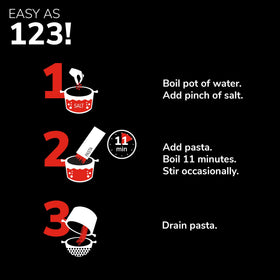 Garofalo al dente texture delivers restaurant-like firmness in every bowl.
