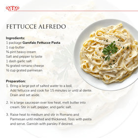 Garofalo bronze-die texture helps cling to sauces.