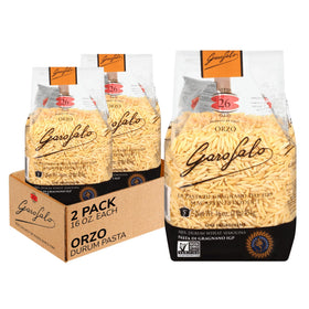 Garofalo orzo pasta package shows premium Italian quality