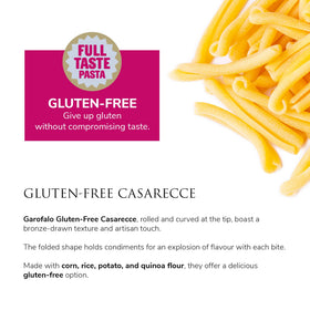 Garofalo PGI-certified pasta crafted in Italy adds authentic heritage to meals.