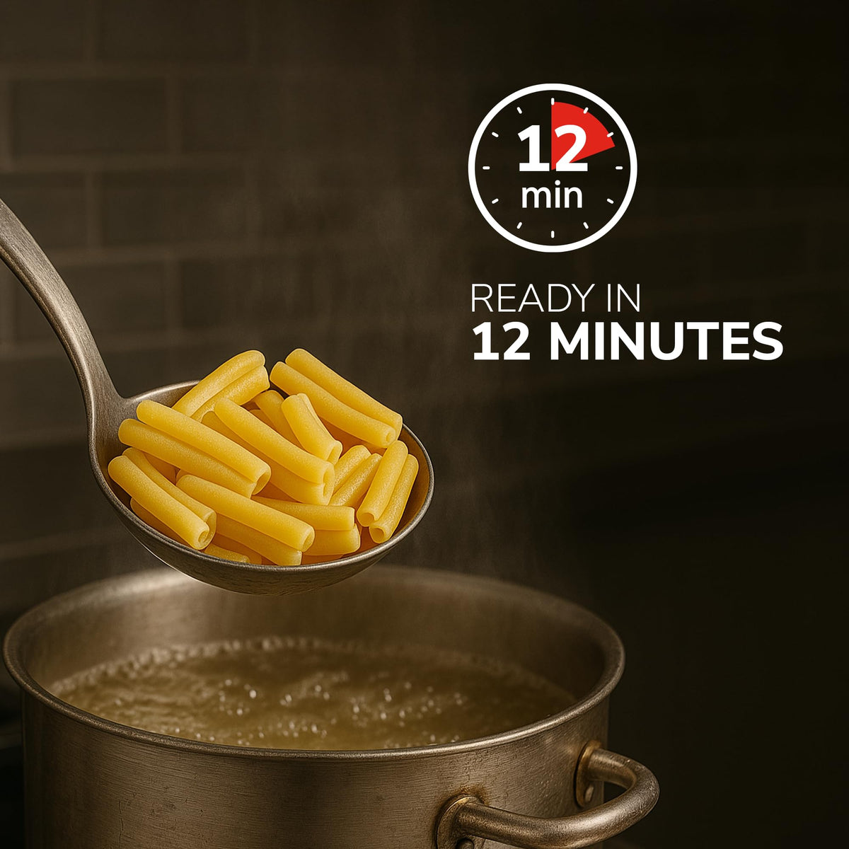 Garofalo PGI-certified Italian pasta ensures premium quality and authenticity.