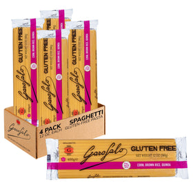 Garofalo premium gluten-free spaghetti pack highlighting authentic Italian craftsmanship and versatile weeknight pairing.
