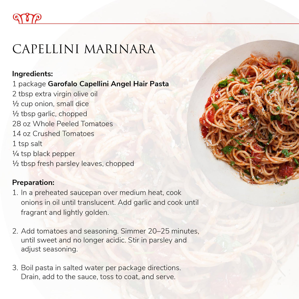 Garofalo sauce-clinging pasta invites flavorful, chef-inspired pairings.