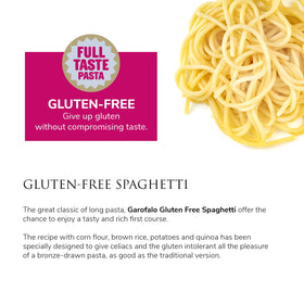 Garofalo slow-drying pasta delivers rich flavor and firm bite after cooking.