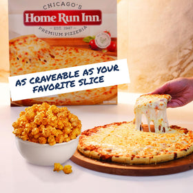 Garrett Popcorn Chicago Pizza serve bowl shot perfect for parties and gatherings.