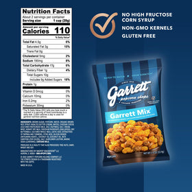 Garrett Popcorn Garrett Mix served in a bowl, showcasing sweet and savory contrast.