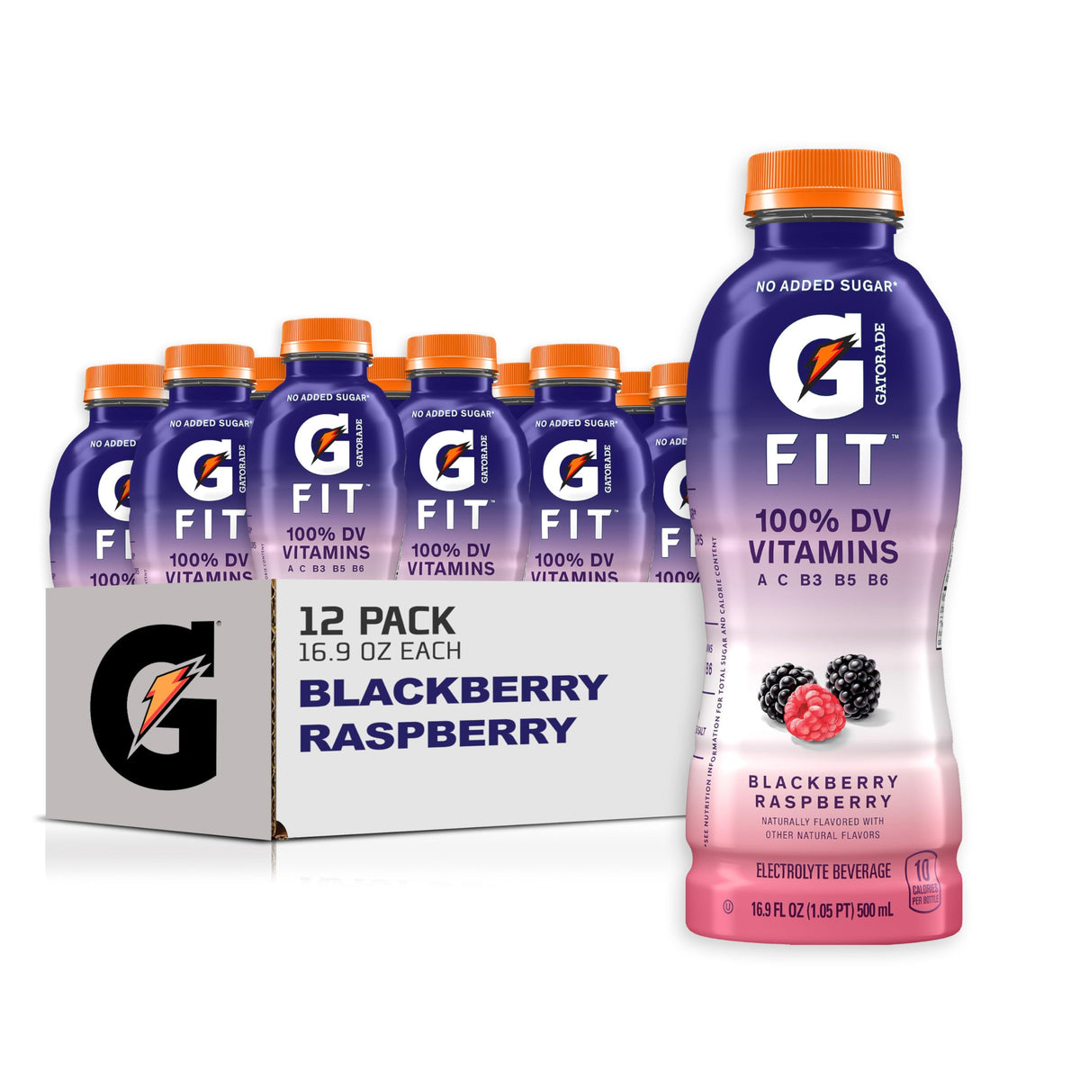 Gatorade Fit blackberry raspberry bottle for real hydration during workouts