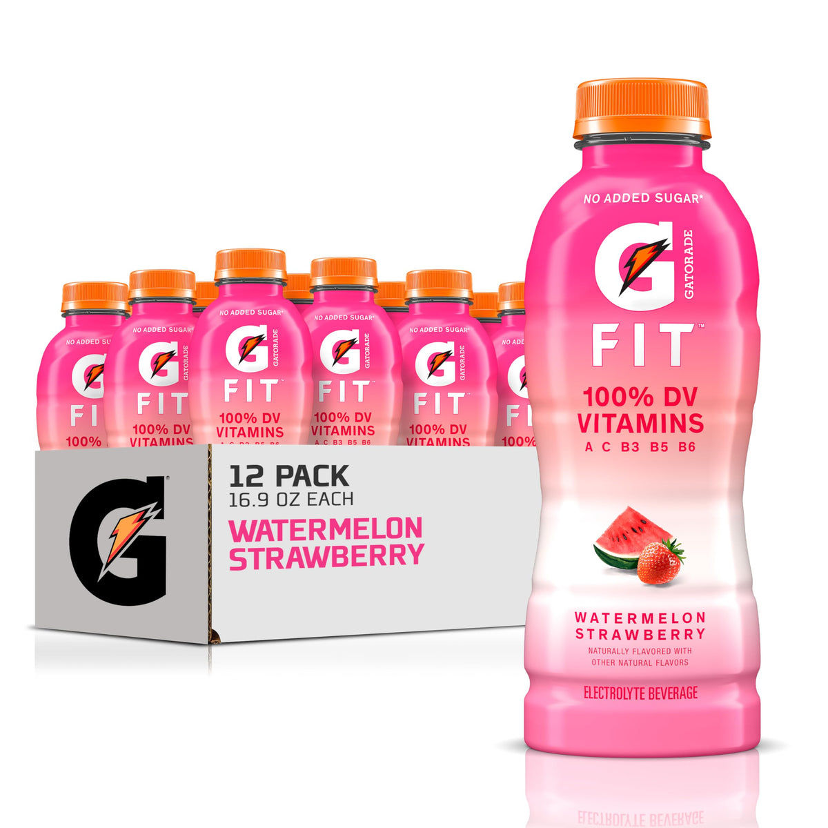 Gatorade Fit Watermelon Strawberry bottle ideal for post-workout hydration