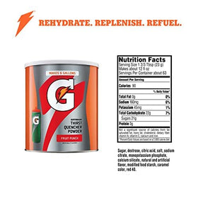 Gatorade Fruit Punch close-up emphasizes flavor and electrolytes.