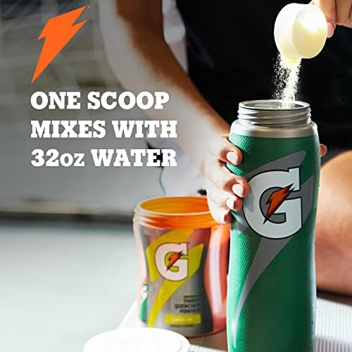 Gatorade Fruit Punch powder dissolving in water for quick hydration