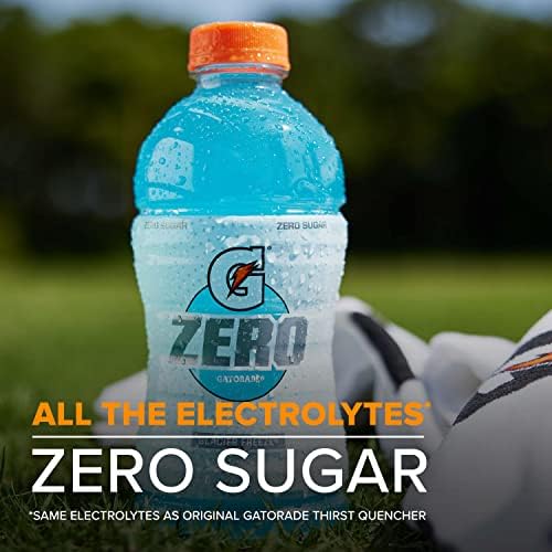 Gatorade G Zero bottle pouring demonstrates quick mid-session hydration