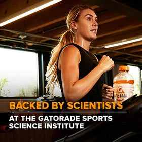 Gatorade G Zero Orange bottle offers low-calorie hydration between trainings