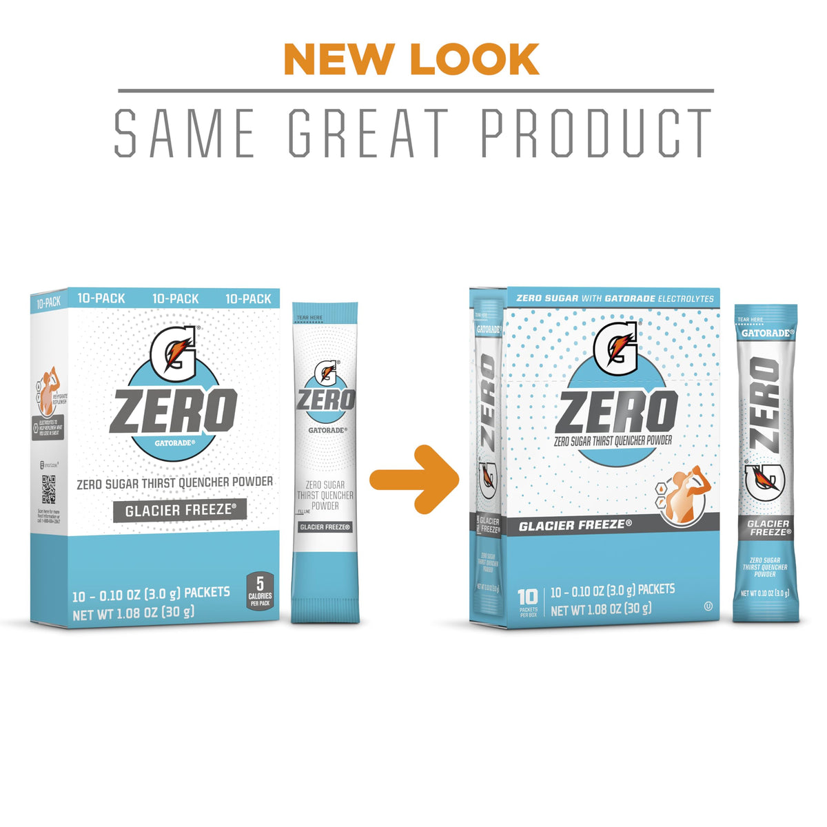 Gatorade G Zero Powder Orange pack during training