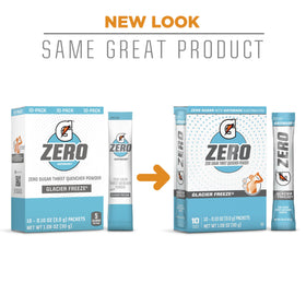 Gatorade G Zero Powder Orange pack during training