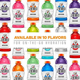 Gatorade G Zero variety pack box emphasizes convenient sugar-free hydration options