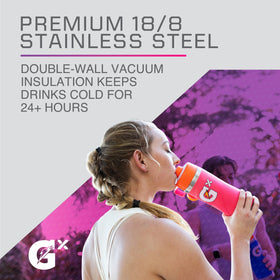 Gatorade Gx bottle with drink-thru cap for quick sipping