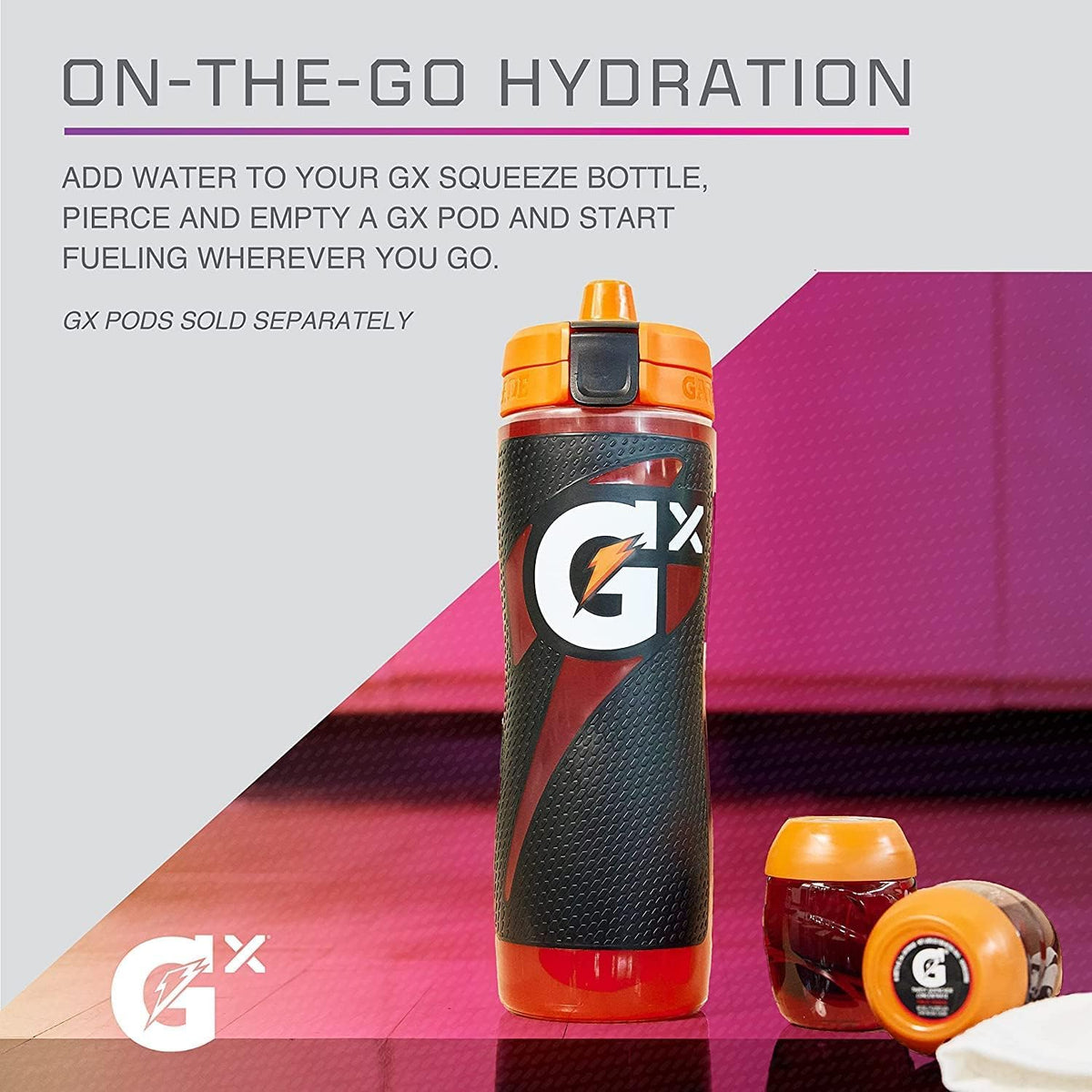 Custom ID ring detail on Gx bottle for personalization