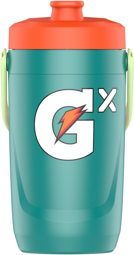 Gatorade Gx 64oz Jade jug front view for on-field hydration