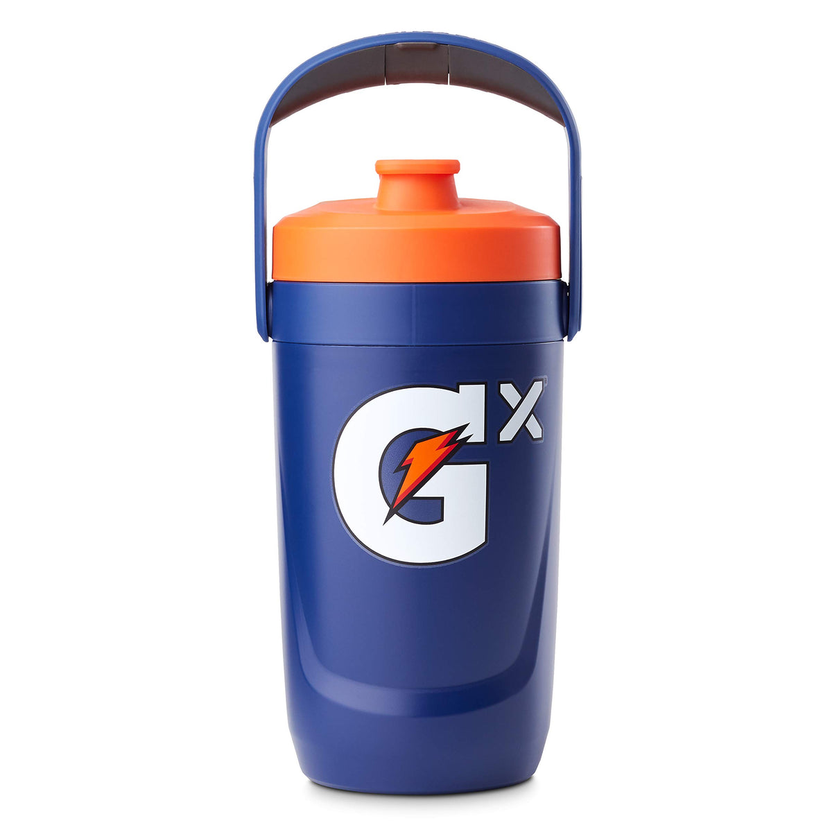 Gatorade Gx Jug 64oz with leakproof cap for mess-free hydration during workouts.