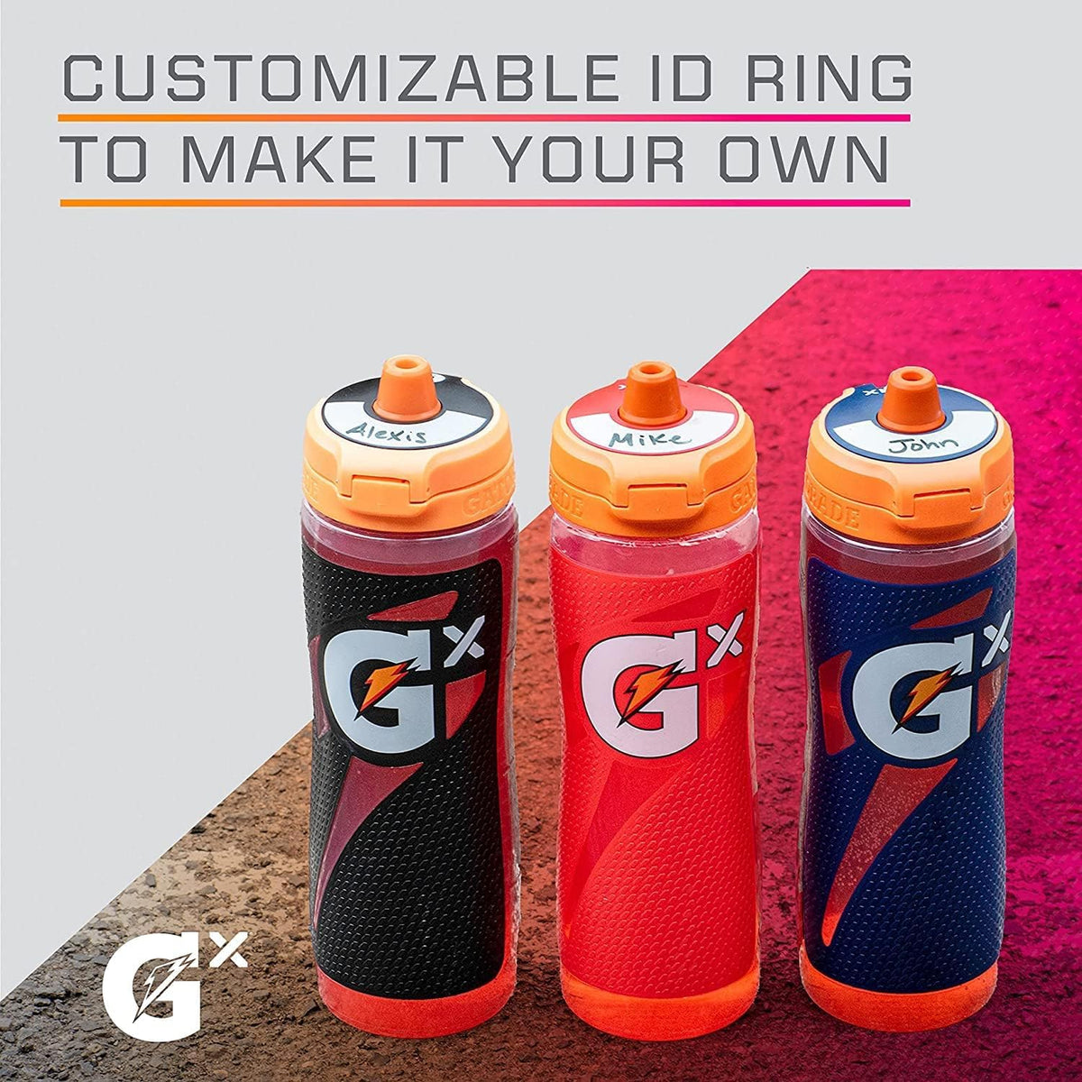Gx pod and water setup showing easy fueling anywhere