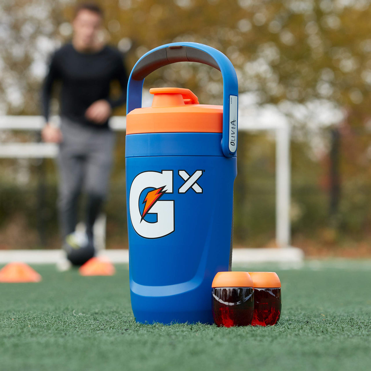 Gatorade Gx pods compatibility image indicates pods sold separately.