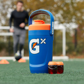 Gatorade Gx pods compatibility image indicates pods sold separately.