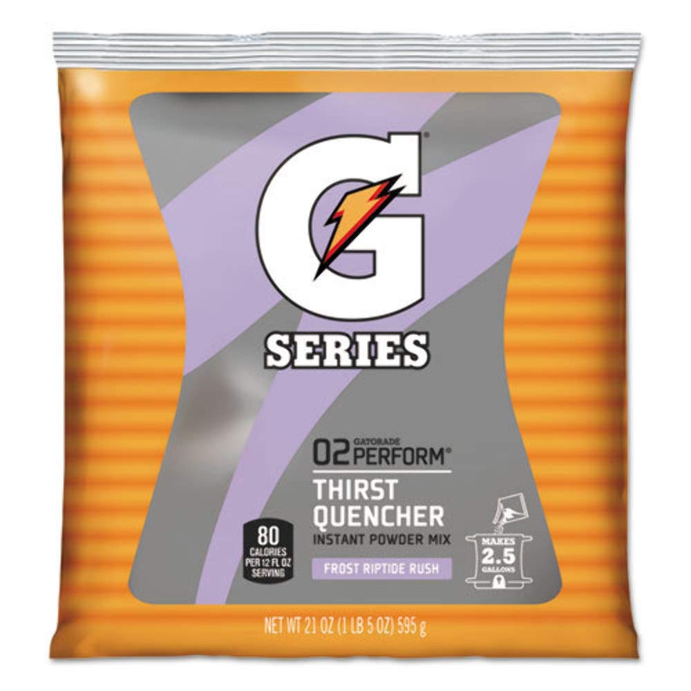 Gatorade Instant Powder Grape Riptide Rush ready-to-mix hydration option for workouts and team play