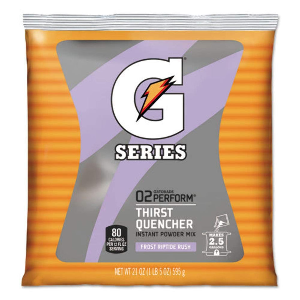 Gatorade Instant Powder Grape Riptide Rush ready-to-mix hydration option for workouts and team play