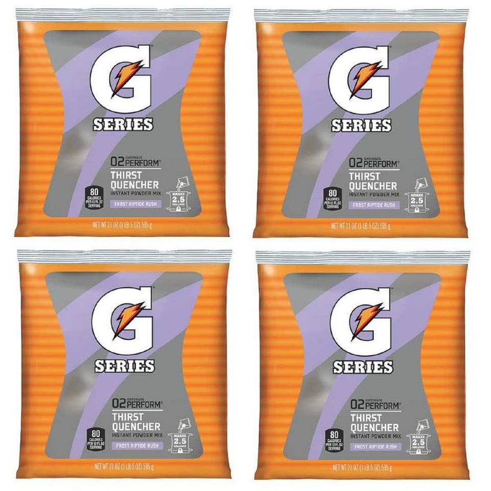 Gatorade Instant Powder Riptide Rush 21oz pack, ready to energize workouts and rapid hydration