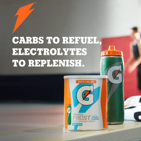 Gatorade Thirst Quencher Glacier Freeze powder canister cool refreshment during intense sessions