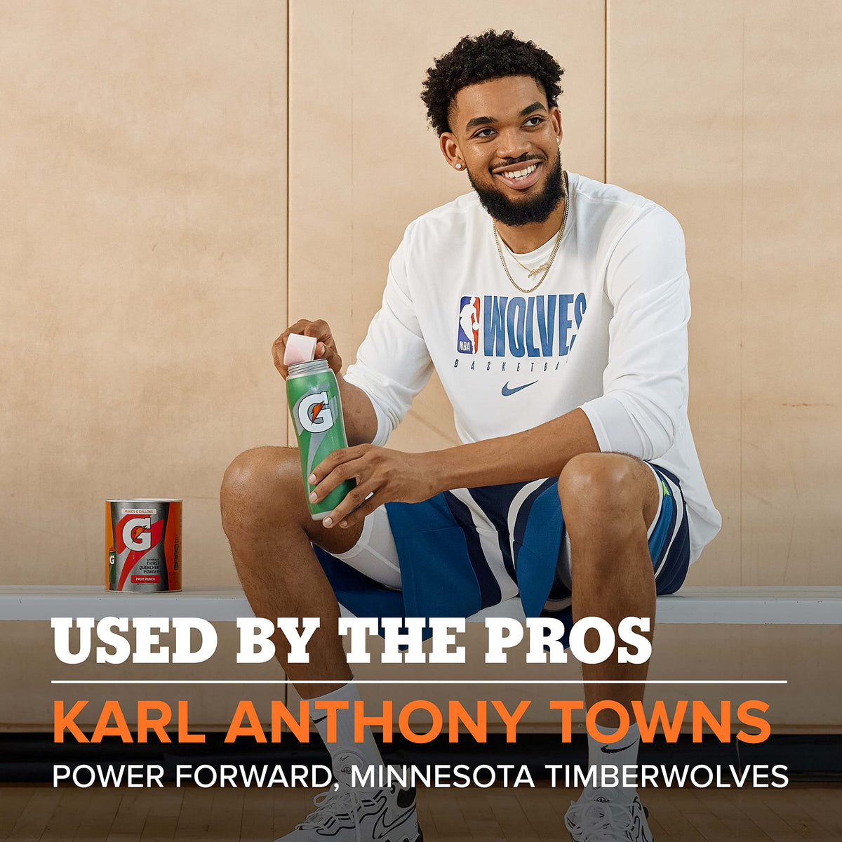 Gatorade powder scoop and label for consistent mixing