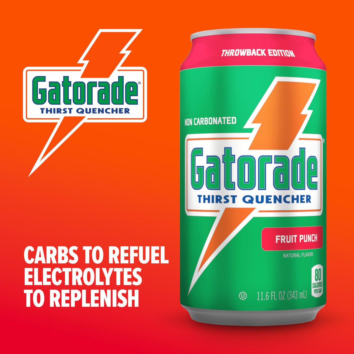Gatorade Thirst Quencher Fruit Punch in hand, convenient hydration for training sessions.