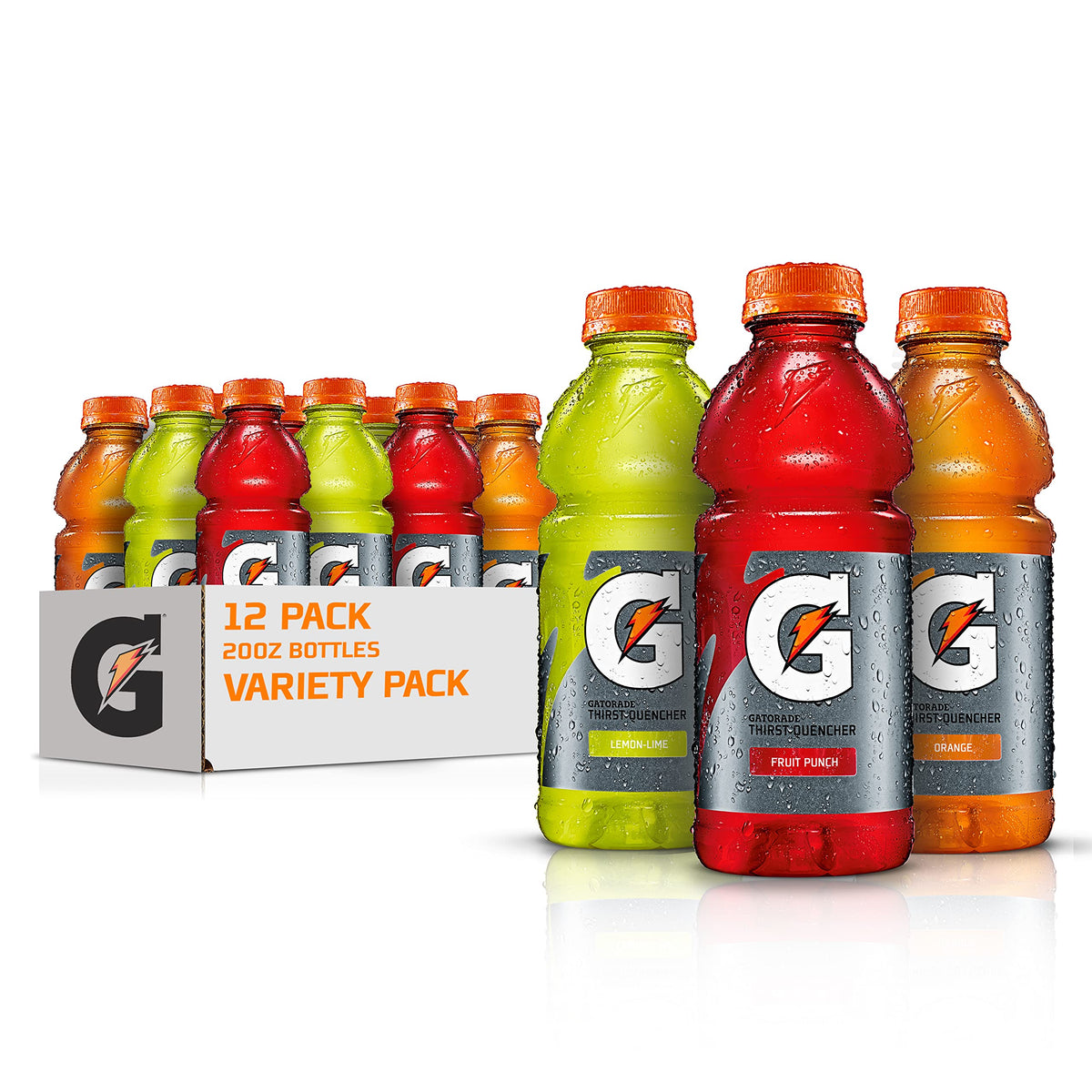 Gatorade Thirst Quencher 20oz bottle front view for reliable hydration on the go.