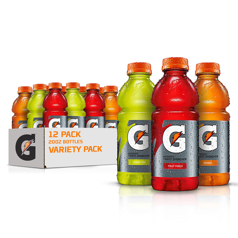 Gatorade Thirst Quencher 20oz bottle front view for reliable hydration on the go.