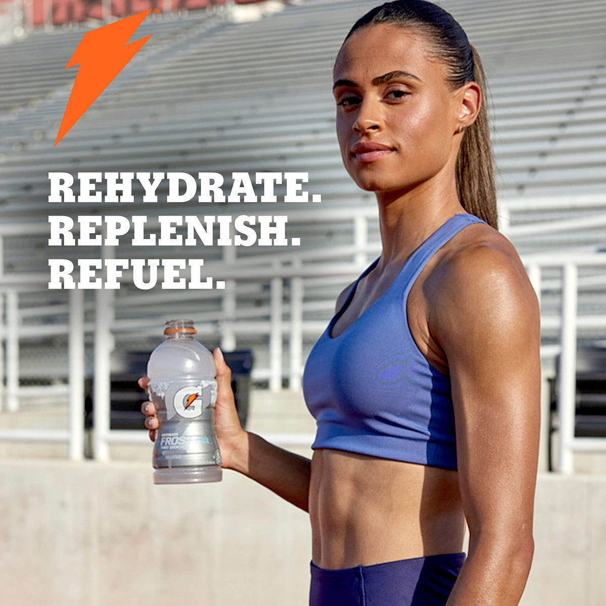 Gatorade Thirst Quencher Lemon Lime bottle highlight for flavor variety.