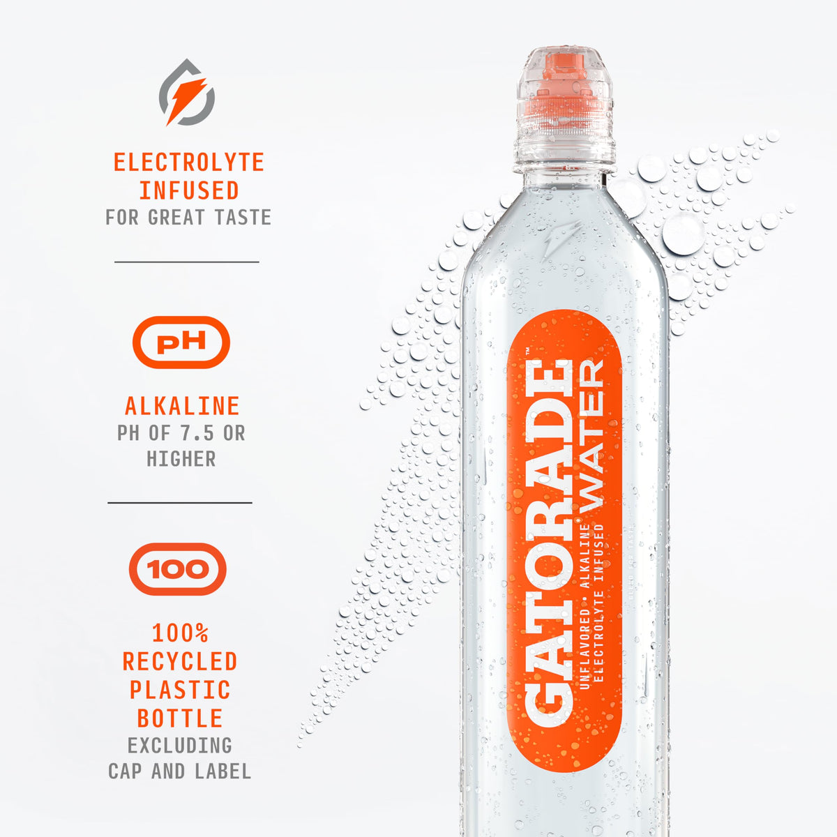 Gatorade Water bottle pour demonstrates convenient hydration during workouts